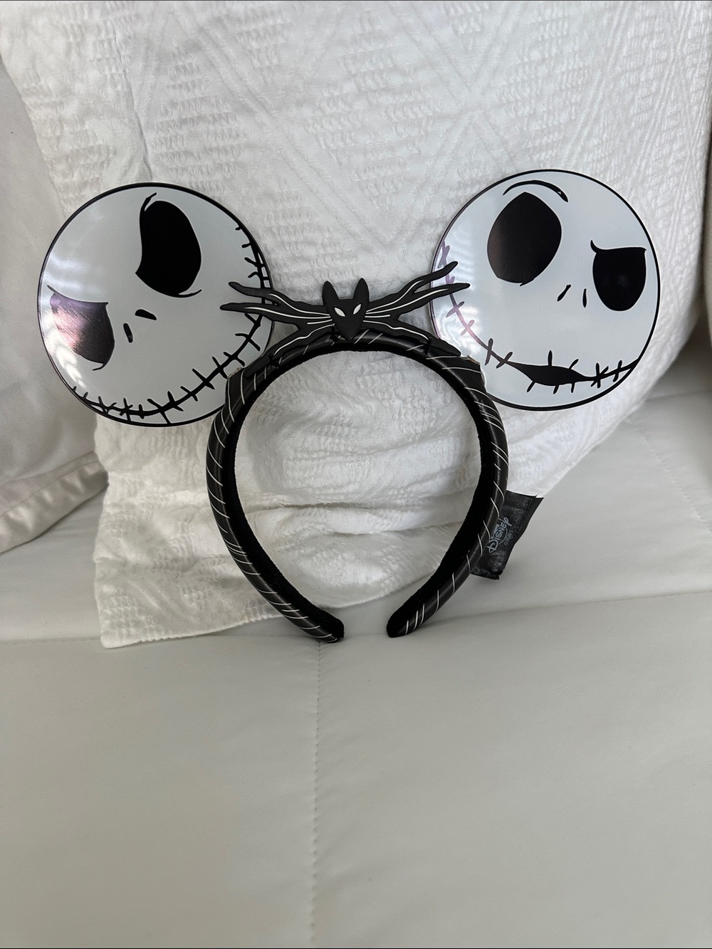 Disney Jack Skellington  NBC Ear Headband - Black and White